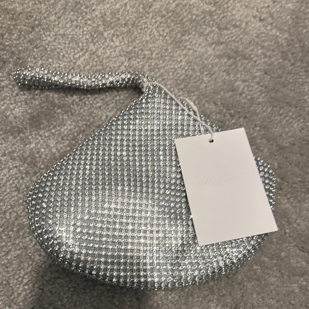 Calvin Klein Sparkling Silver Wristlet